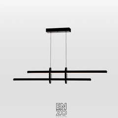 EnzoLight Halo Lineer LED Sarkıt Avize Modern Lineer LED Sarkıt Avize - Modern Salon ve Yemek Masası Uygulama Görseli