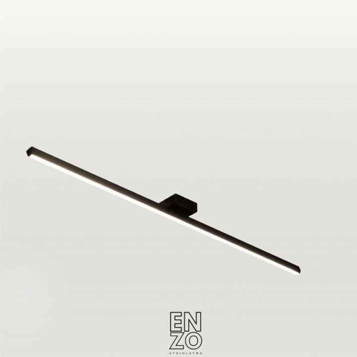 EnzoLight Linea Sensörsüz Aşağı Işık Tavana Sıfır Plafonyer LED Avize - 1:1 Beyaz Fon Dekupe Ana Ürün Görseli (AI Oda Tasarımı Cutout)