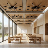 EnzoLight Pulsar Modern LED Tavan Avize Plafonyer - Lüks Yaşam Alanı Minimalist Yaşam Konseptinde Gündüz Doğal Gün Işığında Tavana Montaj Görünümü
