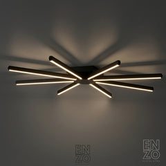 EnzoLight Pulsar Tavan Avize Tavana Sıfır Plafonyer LED Avize - Gece Açık Işık Simülasyonu ve Homojen LED Aydınlatma Ambiyansı