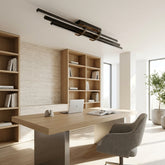 Enzo Light Cosmo Up&Down 120cm Plafonyer Tavan Avizesi - Modern Ofis Gündüz Doğal Işık Altında Mekan Görünümü