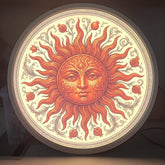 EnzoArt Mandala & Kutsal Geometri UV Işıklı Tavan ve Duvar Tablosu 30cm