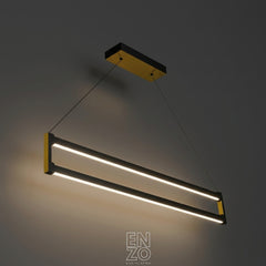 EnzoLight Orion Lineer LED Sarkıt Modern Lineer LED Sarkıt Avize - Gece Açık Işık Simülasyonu ve Homojen LED Aydınlatma Ambiyansı