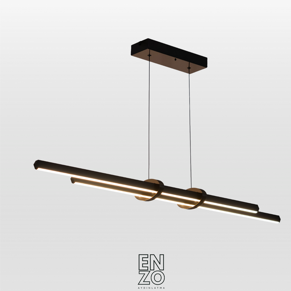 Cosmo 2 Lineer LED Sarkıt Avize – Kumandalı Dim Edilebilir – Aşağı Işık