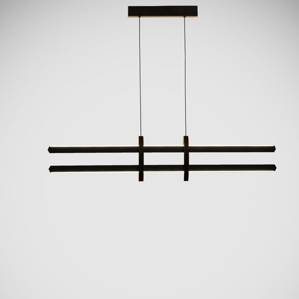 Halo Modern Lineer LED Sarkıt Avize - Aşağı & Yukarı Işık – Kumandalı Dim Edilebilir
