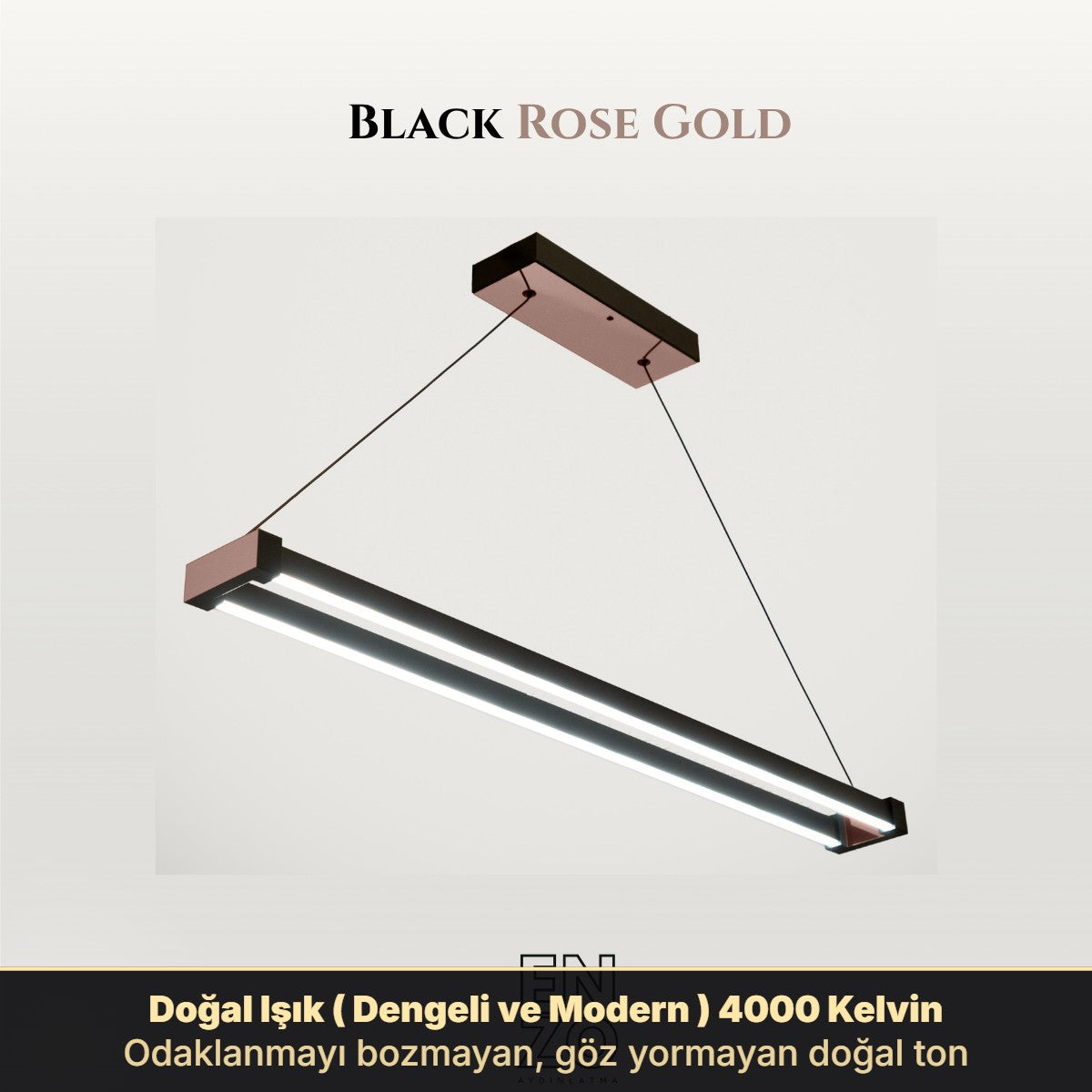 EnzoLight VEGA Lineer Sarkıt Modern Lineer LED Sarkıt Avize - Ada Mutfak ve Tezgah Üstü Mimari Aydınlatma Görseli