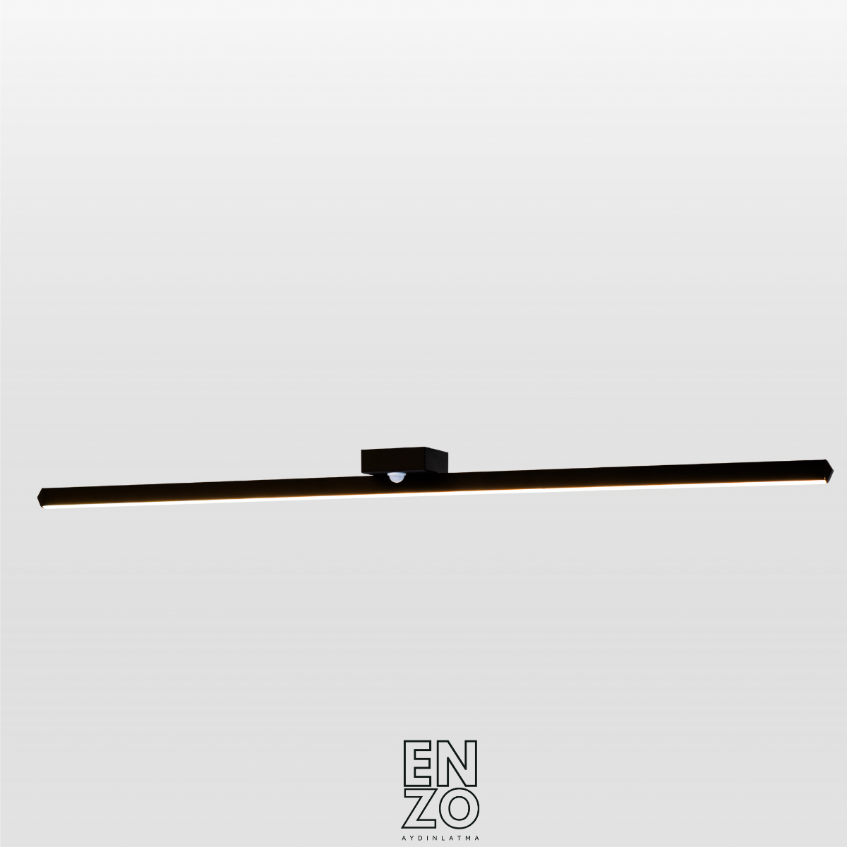 EnzoLight Linea Sensörlü Aşağı Işık Tavana Sıfır Plafonyer LED Avize - Ofis, Toplantı Odası ve Kafe Mekan Tasarım Görseli