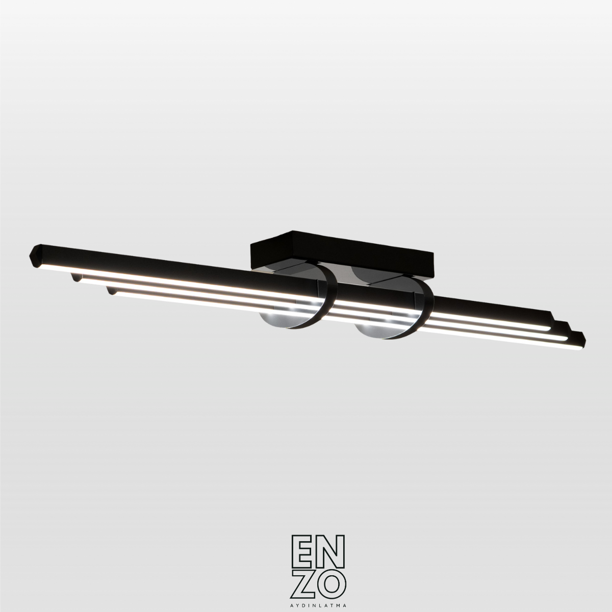 EnzoLight Cosmo Downlight Plafonyer Tavana Sıfır Plafonyer LED Avize - Modern Salon ve Yemek Masası Uygulama Görseli