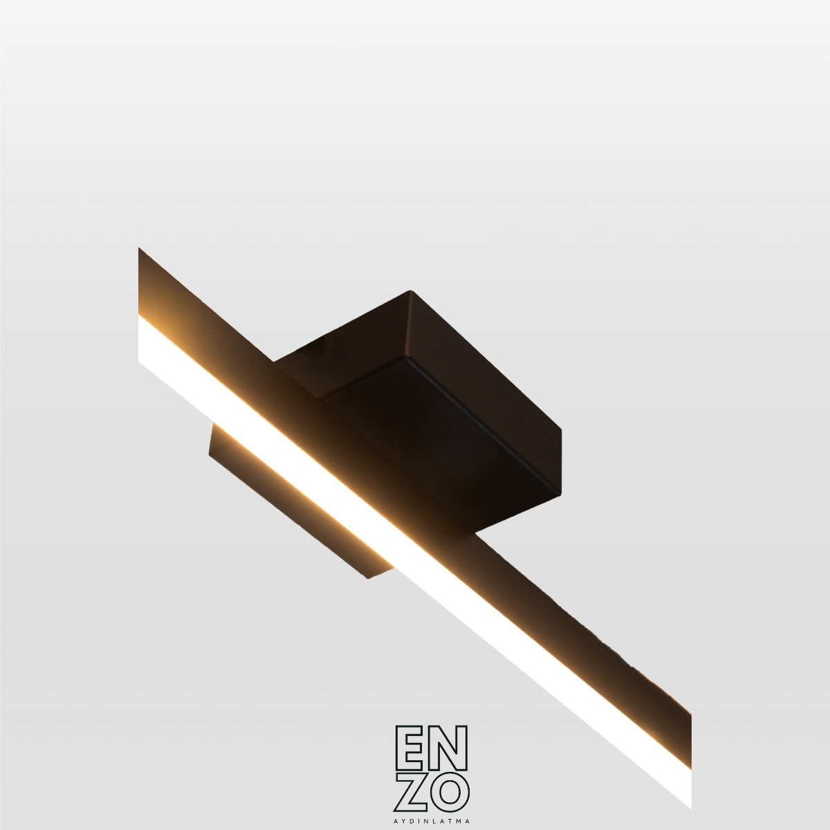 EnzoLight Linea Sensörsüz Aşağı Işık Tavana Sıfır Plafonyer LED Avize - Ada Mutfak ve Tezgah Üstü Mimari Aydınlatma Görseli