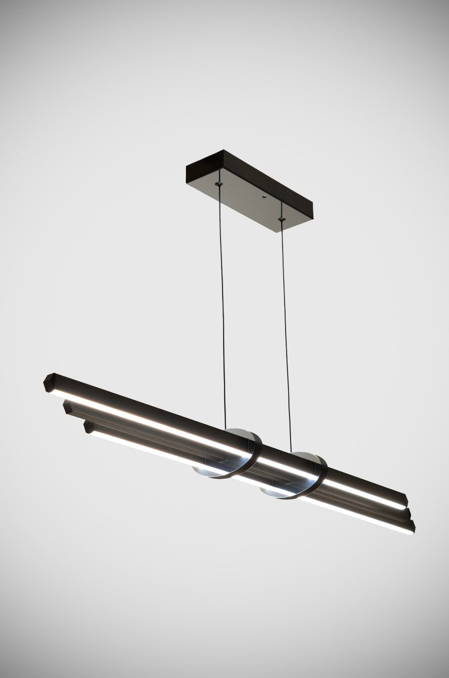 EnzoLight Cosmo Up & Down Sarkıt Modern Lineer LED Sarkıt Avize - Ada Mutfak ve Tezgah Üstü Mimari Aydınlatma Görseli