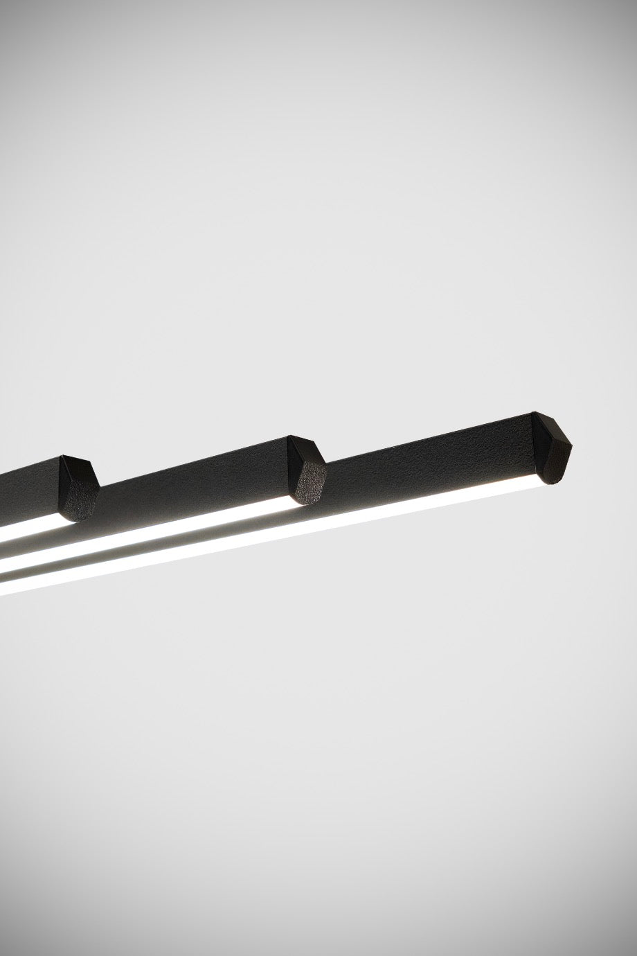EnzoLight Cosmo Downlight Sarkıt Modern Lineer LED Sarkıt Avize - Modern Salon ve Yemek Masası Uygulama Görseli
