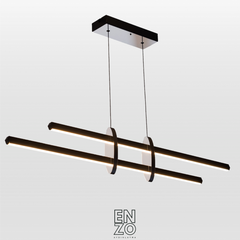 EnzoLight Halo Lineer LED Sarkıt Avize Modern Lineer LED Sarkıt Avize - Ada Mutfak ve Tezgah Üstü Mimari Aydınlatma Görseli