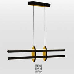 EnzoLight Halo Lineer LED Sarkıt Modern Lineer LED Sarkıt Avize - Modern Salon ve Yemek Masası Uygulama Görseli