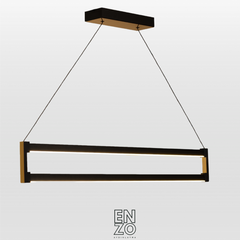 EnzoLight Orion Lineer LED Sarkıt Modern Lineer LED Sarkıt Avize - Modern Salon ve Yemek Masası Uygulama Görseli