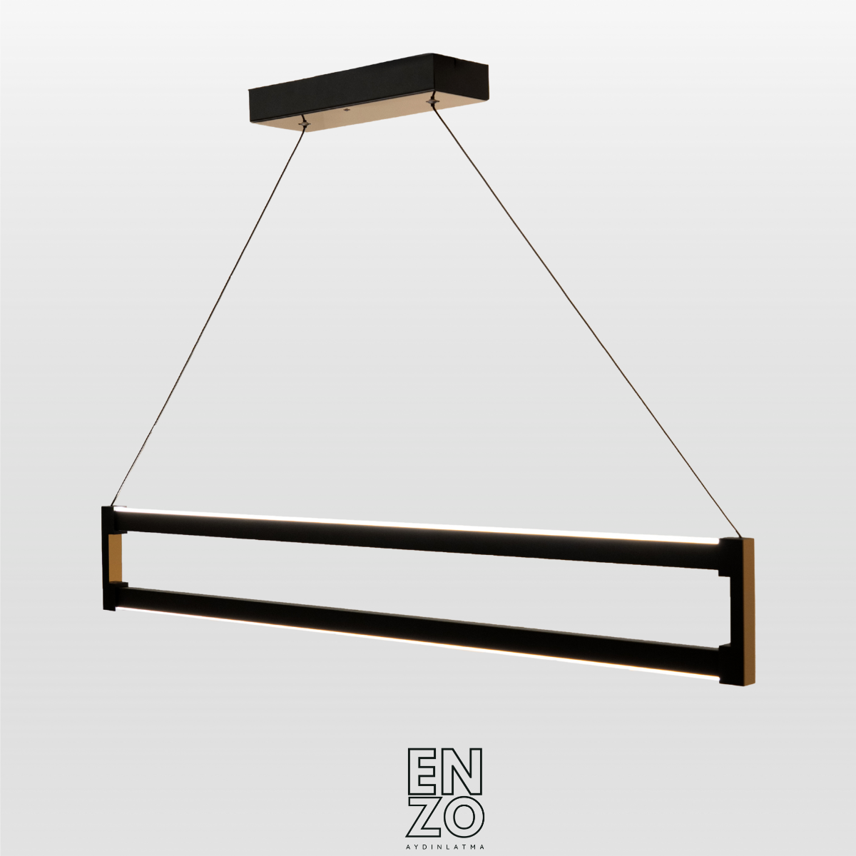 EnzoLight Orion Lineer LED Sarkıt Modern Lineer LED Sarkıt Avize - Modern Salon ve Yemek Masası Uygulama Görseli