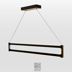 EnzoLight Orion Lineer LED Sarkıt Modern Lineer LED Sarkıt Avize - Modern Salon ve Yemek Masası Uygulama Görseli