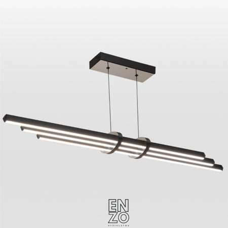 EnzoLight Cosmo Downlight Sarkıt Modern Lineer LED Sarkıt Avize - 1:1 Beyaz Fon Dekupe Ana Ürün Görseli (AI Oda Tasarımı Cutout)