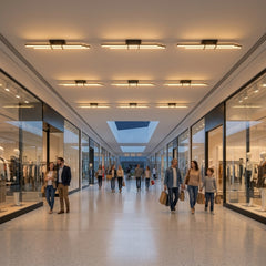 EnzoLight Cosmo Plafonyer Modern LED Tavan Avize Plafonyer - Ticari Mekan ve Geniş Alan Minimalist Yaşam Konseptinde Akşam Açık Işıkla Homojen Sıcak Aydınlatma Ambiyansı